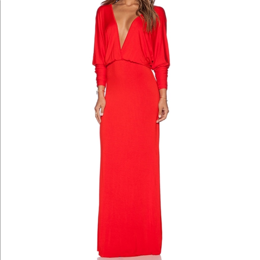 young fabulous & broke sexy Red maxi dress